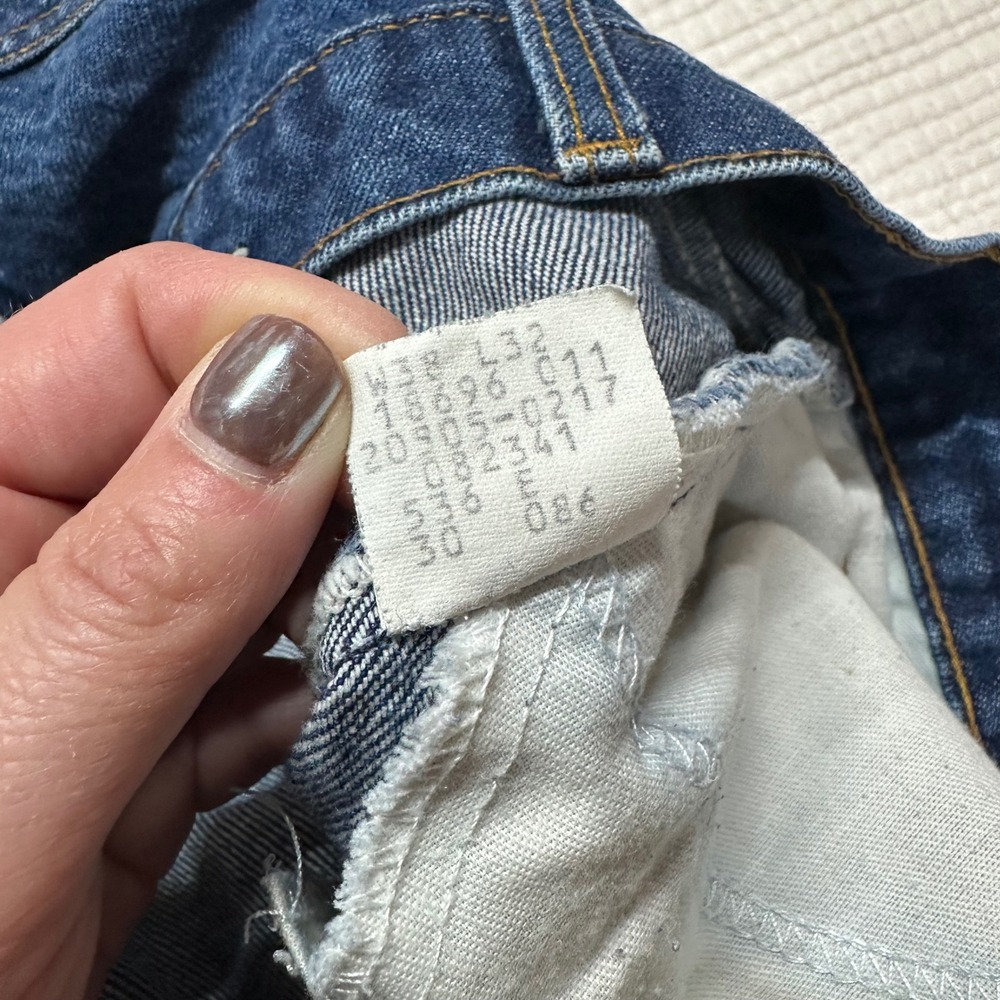 VTG 80s Levi's 505 Orange Tab Bootcut Jeans Mens tagged 38x32 measure 37x31 USA - Picture 5 of 10